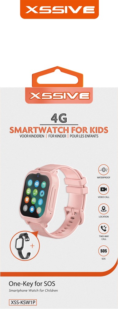 Xssive Smart Watch for Kids XSS-KSW1P - Pink-2