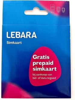 Lebara Prepaid Simkaart GRATIS