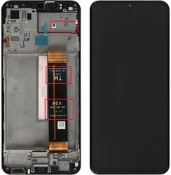 LCD Display Service Pack Galaxy M23 5G M236 GH82-28487A - Zwart