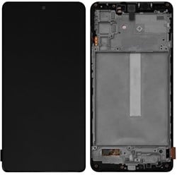 LCD Display Service Pack Galaxy M52 5G M526 GH82-27091A - Zwart