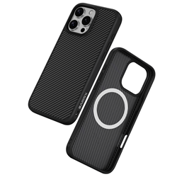 Xssive TPU Back Case Carbon voor Magsafe Galaxy S26 Plus - Zwart
