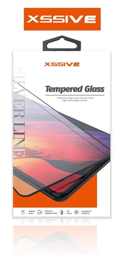 Xssive Silverline Tempered Glass iPhone 12 Pro Max - Zwart