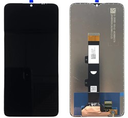 Moto E22 - LCD Display Complete no Frame ORG - Zwart