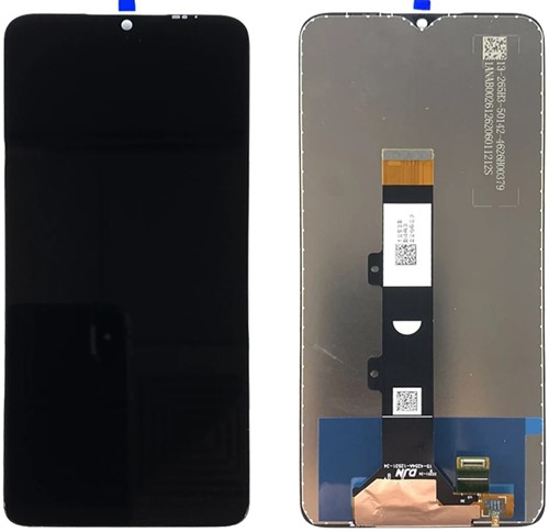 Moto E22 - LCD Display Complete no Frame ORG - Zwart