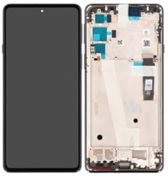 LCD Display Compleet Service Pack Moto Edge 20 - Zwart