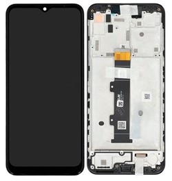 Moto G30 - LCD Display Complete with Frame - Black