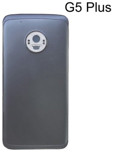 Back Housing Moto G5 Plus - Zwart