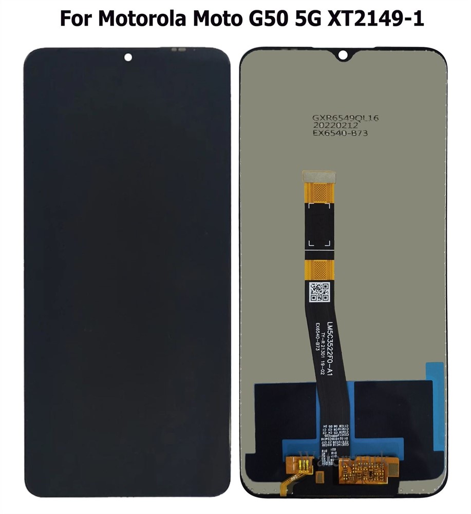 Moto G50 5G - LCD Display Complete no Frame - Black