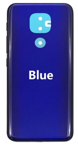 Battery Cover Compatible Moto G9 - Blauw
