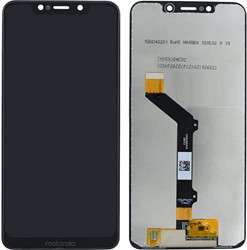 LCD Display Complete Service Pack Moto One - Black
