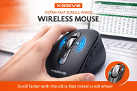 Xssive Bluetooth Wireless Mouse with Scroll Wheel XSS-MS5-3