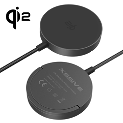 15W Wireless Magnetic Charger with Stand XSS-MSW2 - Zwart