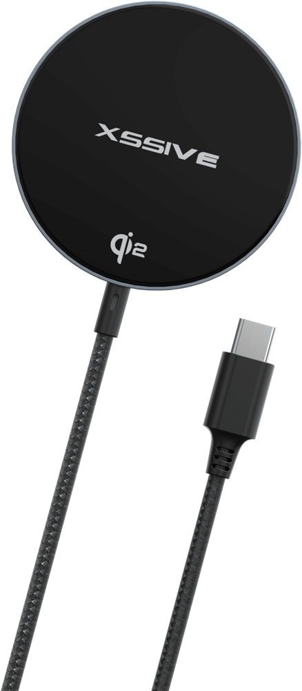 Xssive 15W Wireless Magnetic Charger XSS-MSW3B - Black