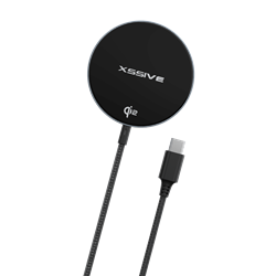 15W Wireless Magnetic Charger XSS-MSW3B - Zwart