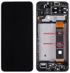 LCD Display Service Pack Galaxy A13 4G (V04-TM)   W/F GH82-28653A ( M236 BLK Flex) - Black