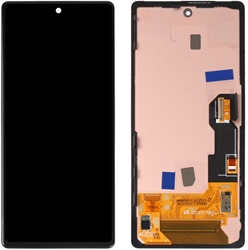 Google Pixel 6A - LCD Display with Frame New/ORG - Black