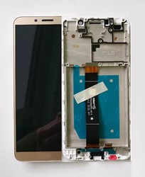 Y5 2018 - LCD Display Compleet w/Frame - Goud