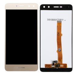 Y6 2017 - LCD Display Compleet no Frame - Goud