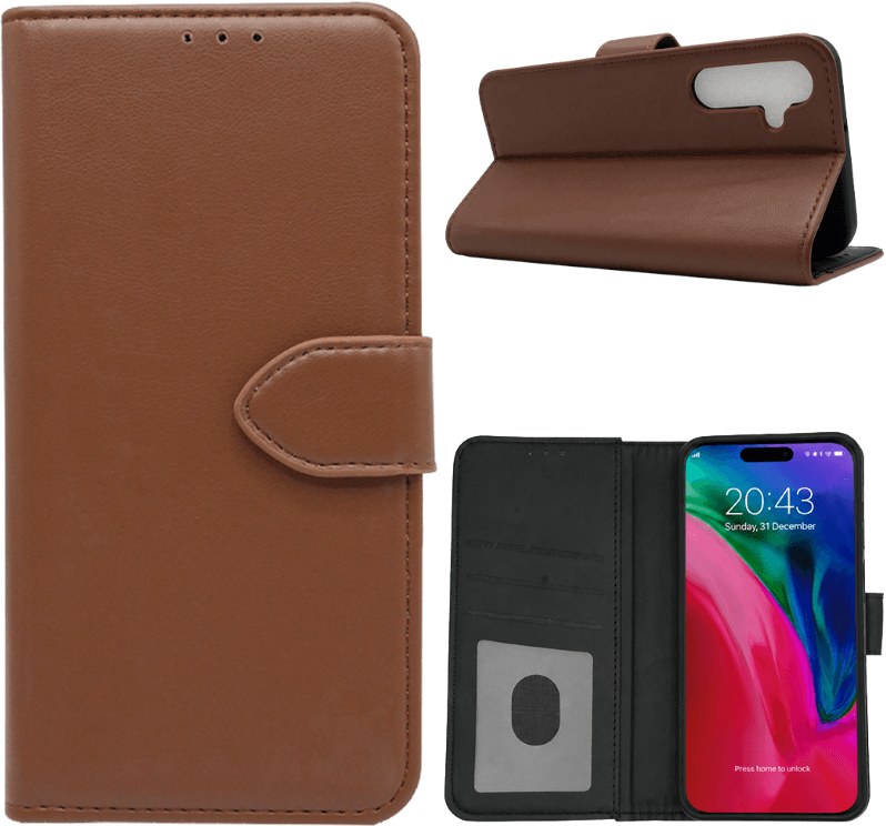 Book Case Samsung Galaxy A25 - Light Brown