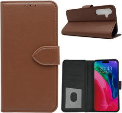 Book Case Samsung Galaxy A54 5G - Licht Bruin