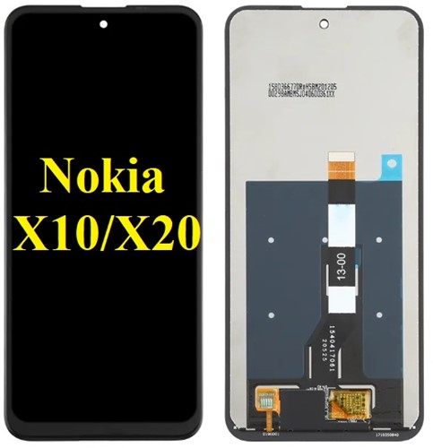Nokia X10/X20 - LCD Display Complete - Zwart