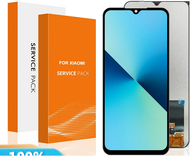 Xiaomi Redmi 9A/9C/10A - LCD Display with Frame - Black-2