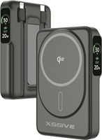 Xssive Qi2 Magnetic Wireless Powerbank incl. Cable 10.000 mAh XS-PB43NB - Black
