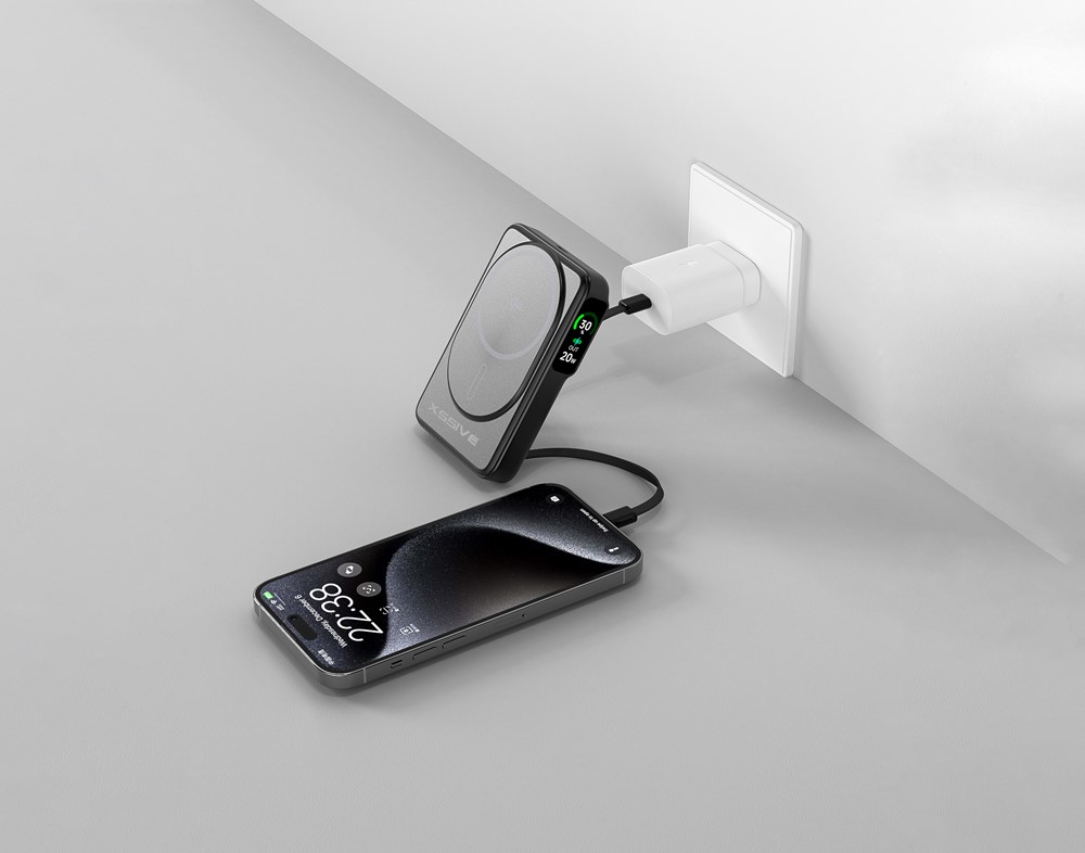 Xssive Qi2 Magnetic Wireless Powerbank incl. Cable 10.000 mAh XS-PB43NB - Black-3