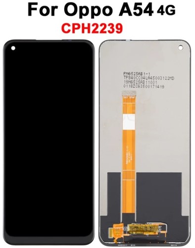 Oppo A54 4G - LCD Display Complete no Frame - Zwart