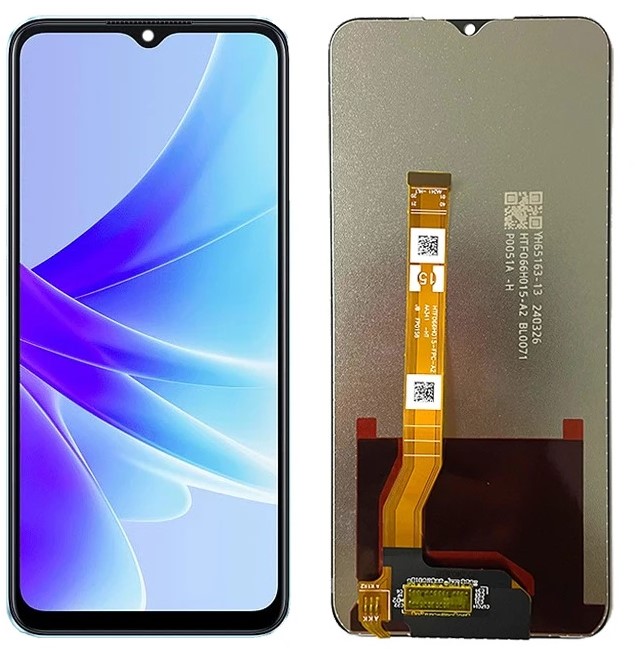 Oppo A57s - LCD Display Complete no Frame ORG - Black