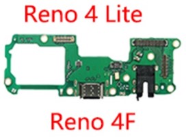 Connecteur De Charge USB-C Pour Oppo Reno 4 SE / Reno 5 Z - Pièce Neuve Originale OPPO, Noir, Modèles CPH2211/PEAT00/PEAM00