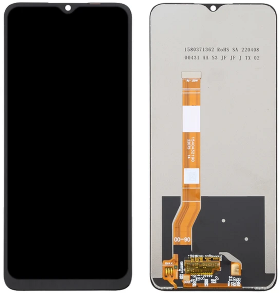 Oppo A77 4G-5G/A77s - LCD Display Complete No Frame - Zwart