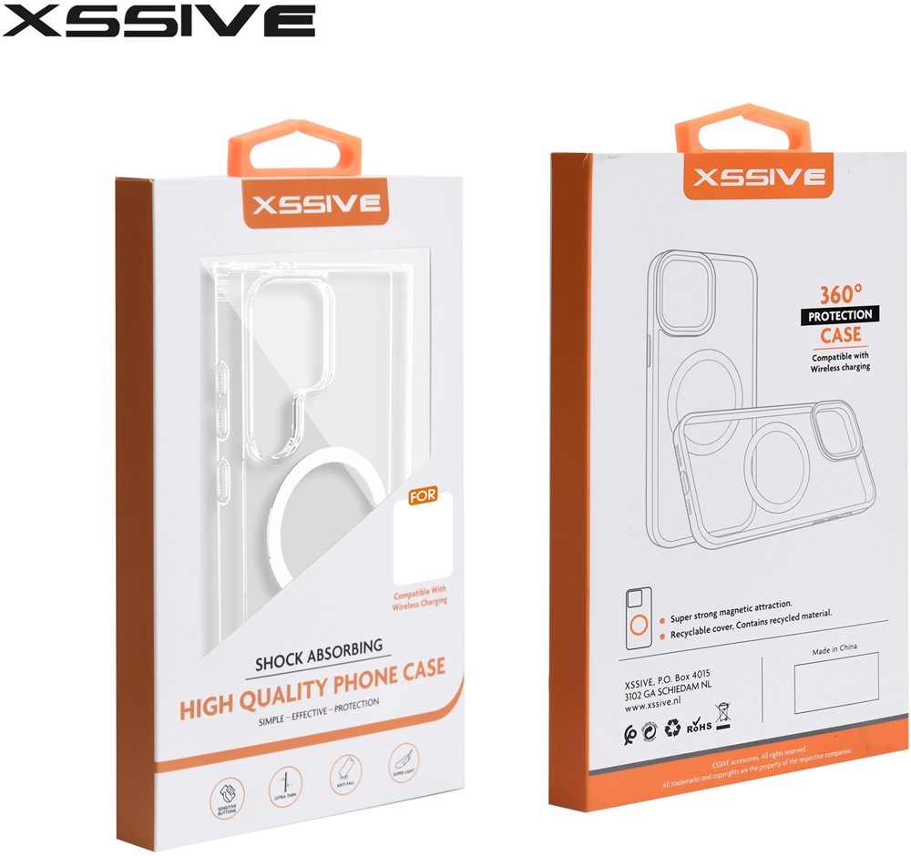 Xssive TPU Back Cover for Magsafe Galaxy S25 Ultra - Clear-3
