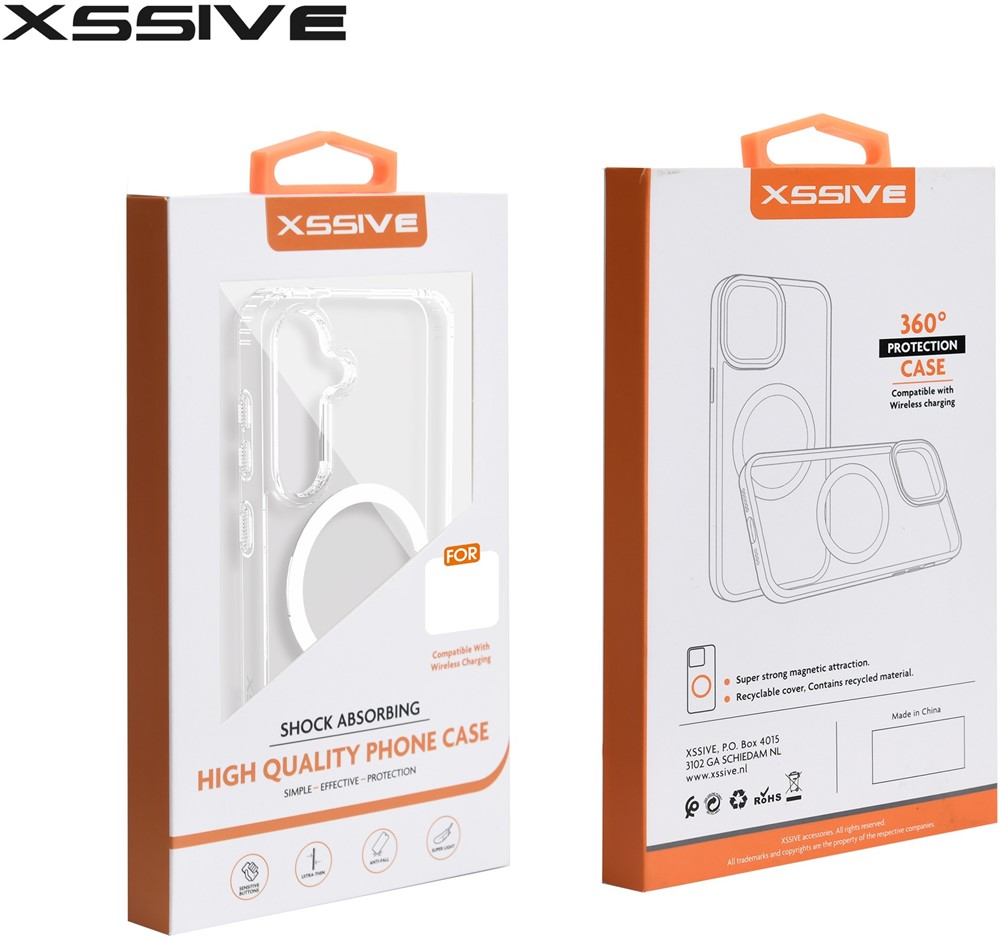 Xssive TPU Back Cover for Magsafe Galaxy S25 - Clear-3
