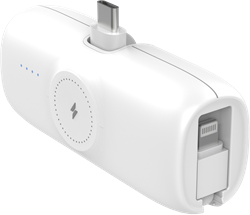 Xssive Premium Mini Powerbank For iWatch & USB-C With iPhone Cable 5000mAh XSS-PB41CW