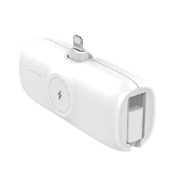 Xssive Premium Mini Powerbank For iWatch & iPhone With USB-C Cable 5000mAh XSS-PB41LW