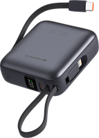 Xssive Mini Powerbank Fast Charge incl. Cable 10000mAh XSS-PB45 Mini - Black