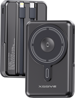 Xssive 3in1 Magnetic 15W Powerbank incl. Cable 10000mAh XSS-PB53B - Black