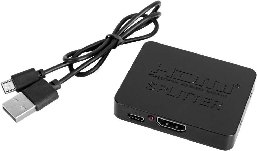 Xssive 4K HDMI Splitter 1x2 XSS-HDMISP1X2
