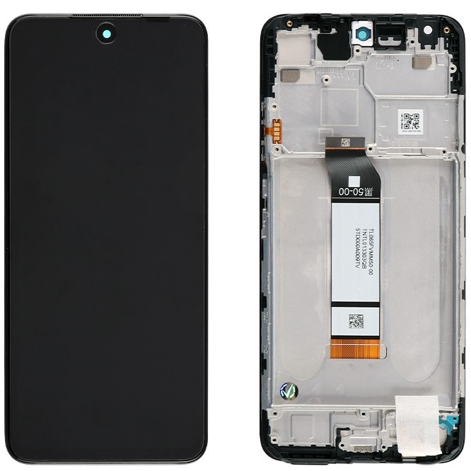 LCD Display Service Pack Xiaomi Poco M3 Pro (2021) with Frame - Black