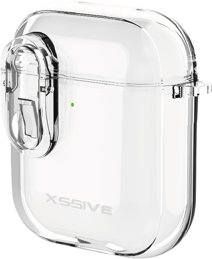 Xssive Protective Case for AirPods 1/2 XSS-PODCASE- Clear