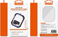 Xssive Protective Case for Airpods PRO1/2 XSS-PODSGUARD - Purple-2