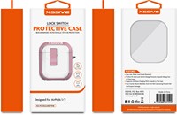 Xssive Protective Case for AirPods 1/2 XSS-PODSGUARD - Pink-2