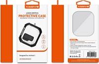 Xssive Protective Case for AirPods 3 XSS-PODSGUARD - Black-2