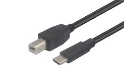 Xssive Printer Cable USB 2.0 - USB-C - 3Meter