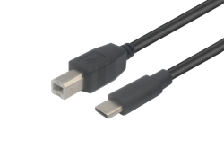 Xssive Printer kabel USB 2.0 - USB-C - 1.8 Meter
