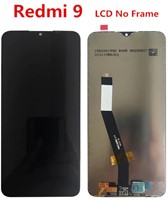 Xiaomi Redmi 9 - LCD Display Complete no Frame - Black New ORG