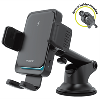 Rvive 15W Wireless Fast Charging Auto Clamping - Auto Align- Car Holder Set RVI-WCH02