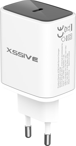 Xssive GaN 67W PDW Quick Charger XSS-AC72CW - Wit