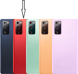 Battery Cover Galaxy S20FE Compatible - Rood